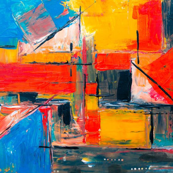 Abstract Paint Poster